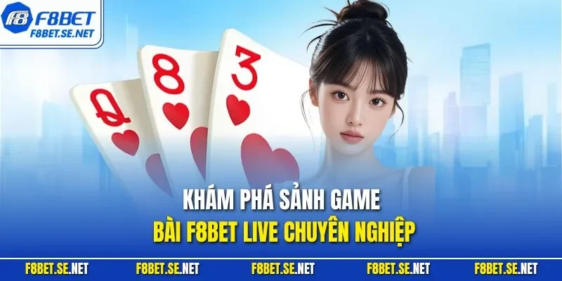 Khám phá sảnh game bài F8BET live chuyên nghiệp